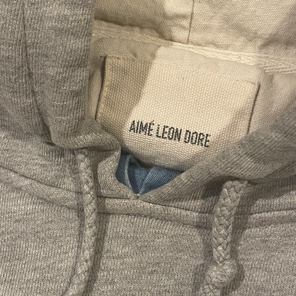 Aime Leon Dore Cropped Lined Sweatshirt - Picture 6 of 7